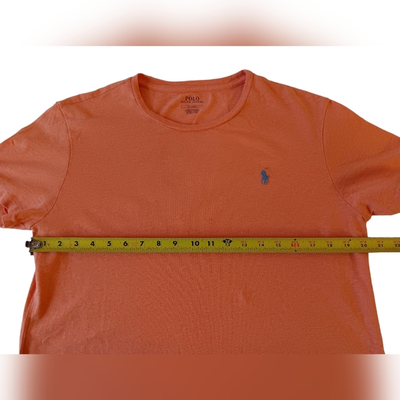 Polo by Ralph Lauren women's orange short-sleeve t-shirt size M - Picture 7 of 9
